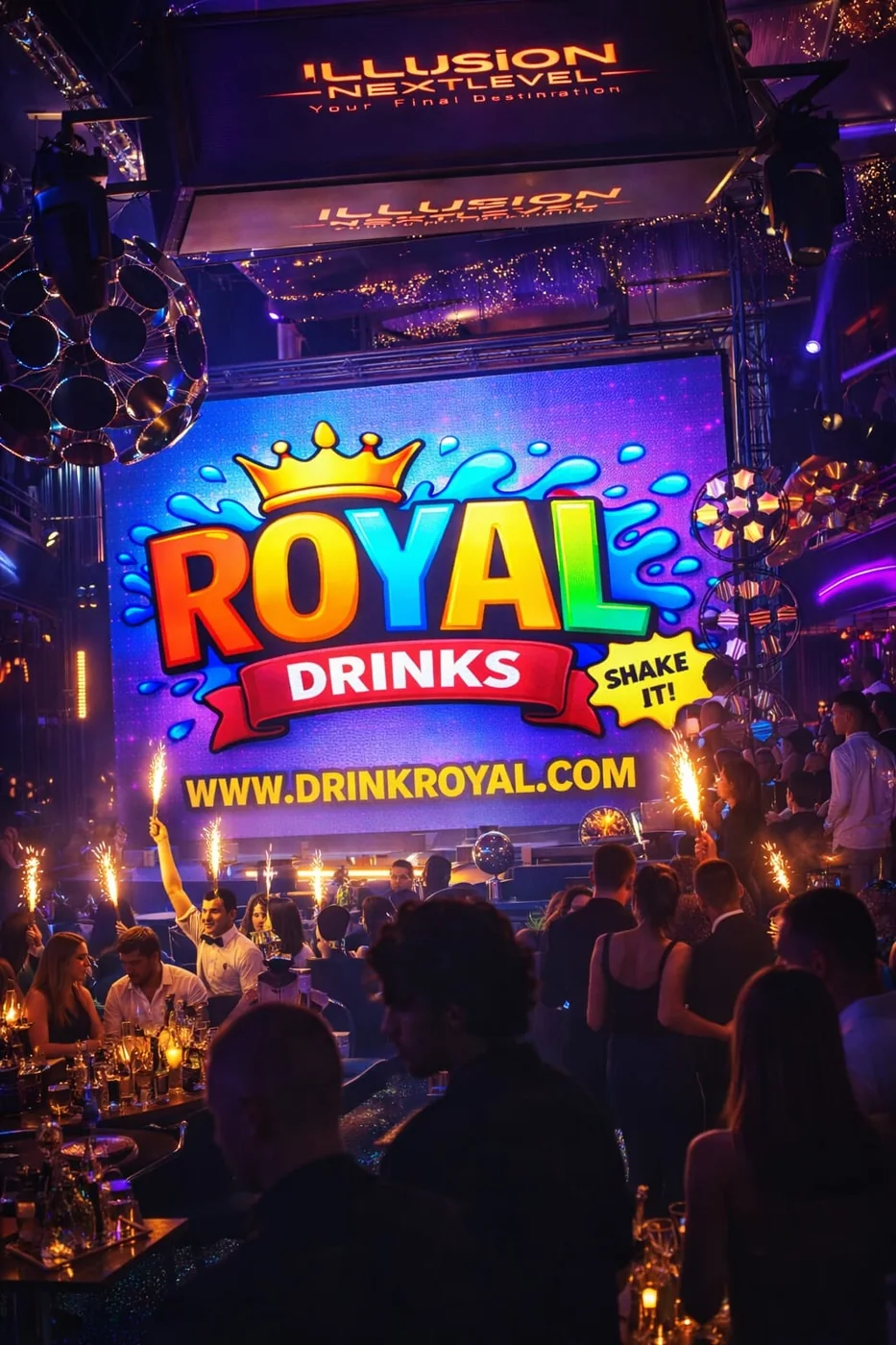 Gece hayatı ve kulüp görünürlüğünde Royal Drink için güçlü bir sahne var