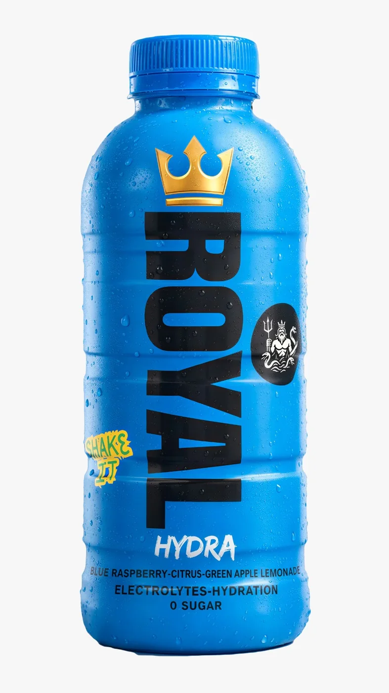 Royal Hydra mavi şişesiyle elektrolit ve hidrasyon iletişimini sahipleniyor